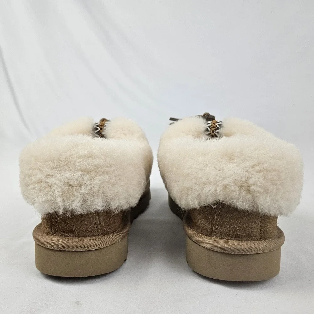 UGG Women's Alpine Boots Classic Ultra Mini Chestnut Size 6 w/Bag New